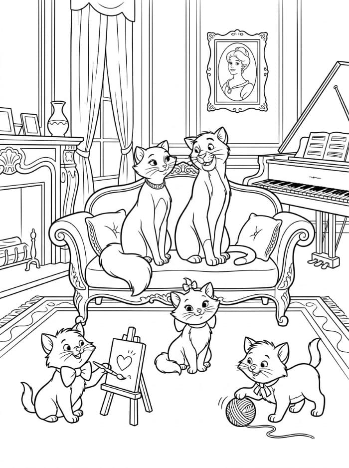 The Aristocats di rumah