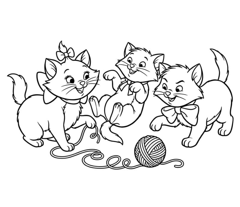 The Aristocats sedang bermain